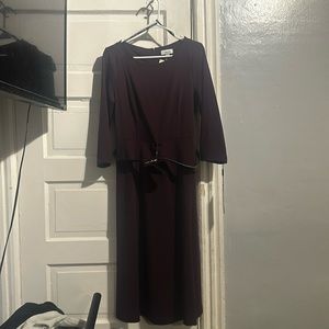 Plum Calvin Klein dress